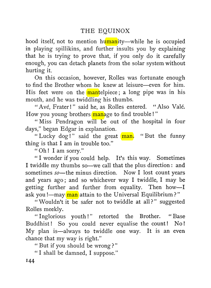 Original scan of The Equinox (Volume I, Number V), PDF page 152