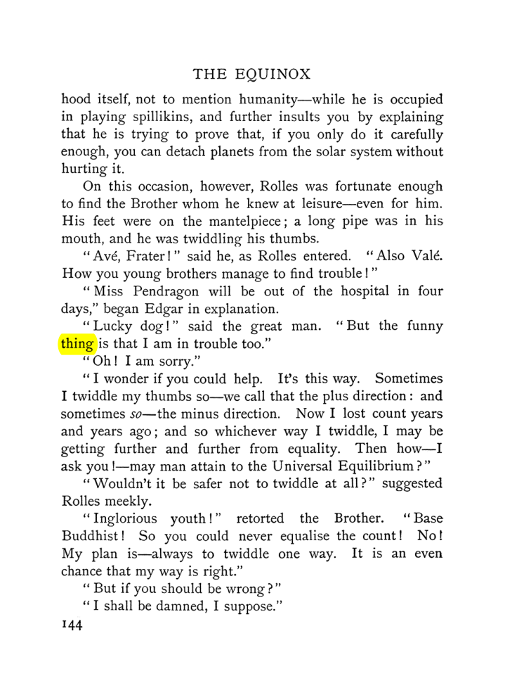 Original scan of The Equinox (Volume I, Number V), PDF page 152