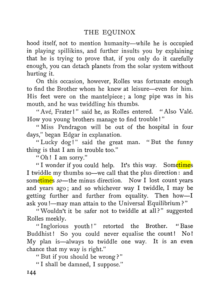 Original scan of The Equinox (Volume I, Number V), PDF page 152