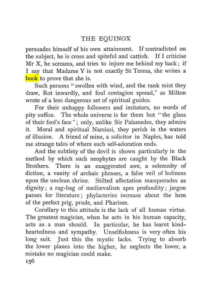 Original scan of The Equinox (Volume I, Number V), PDF page 164