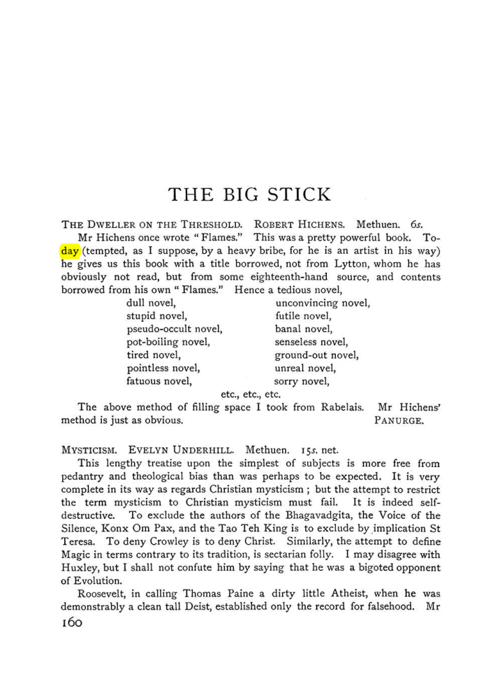 Original scan of The Equinox (Volume I, Number V), PDF page 168