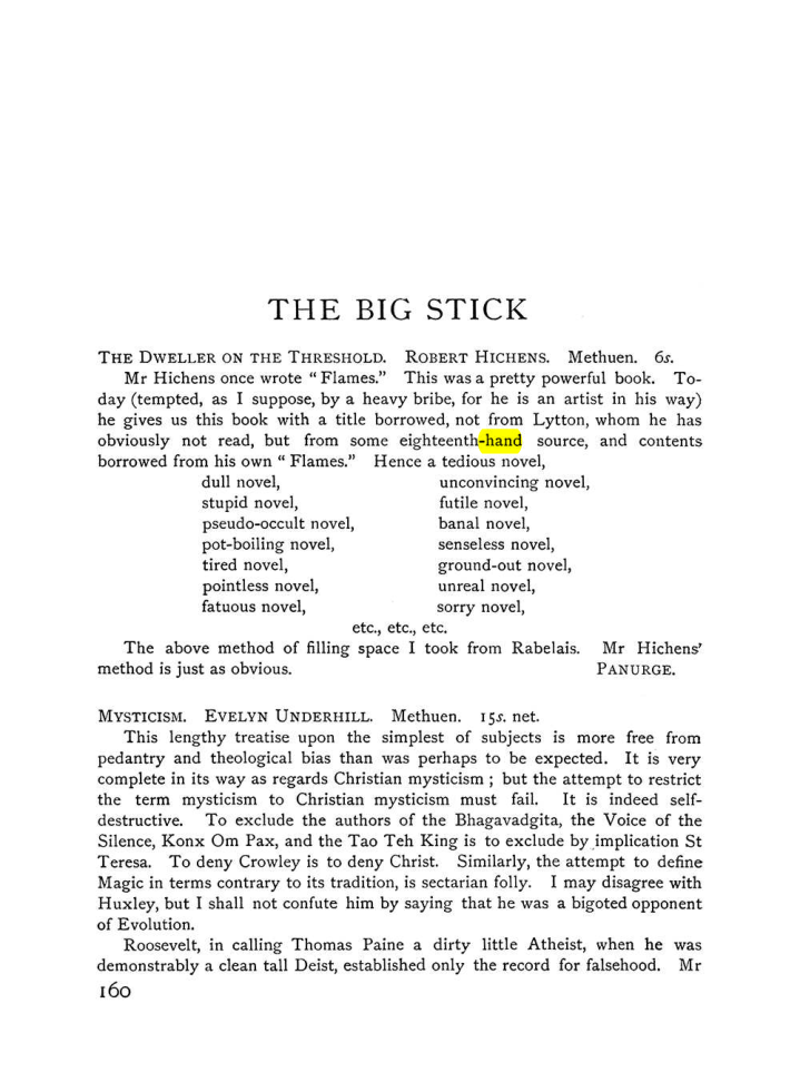 Original scan of The Equinox (Volume I, Number V), PDF page 168