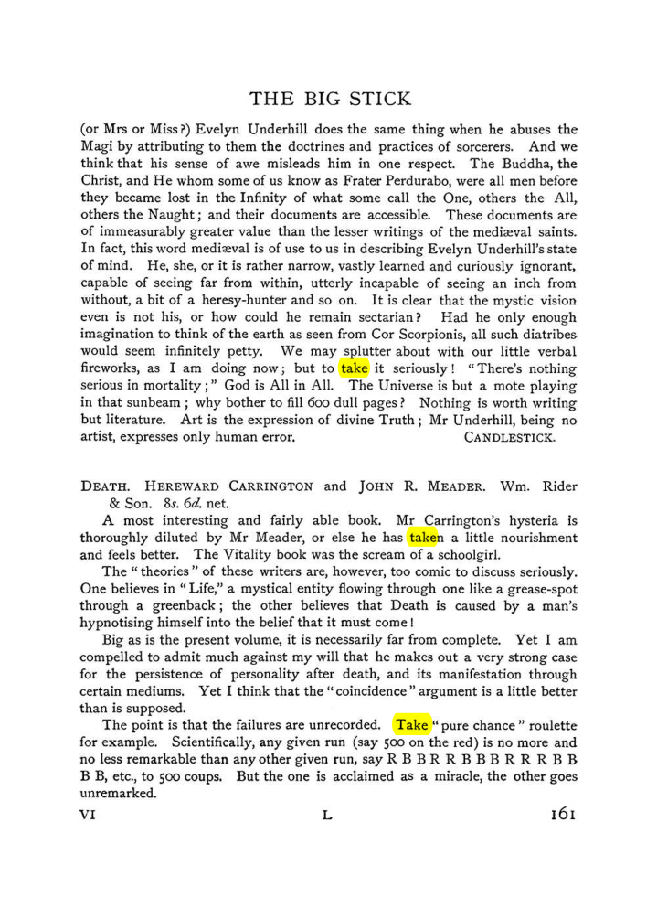 Original scan of The Equinox (Volume I, Number V), PDF page 169