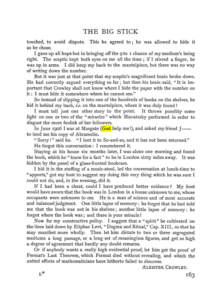 Original scan of The Equinox (Volume I, Number V), PDF page 171