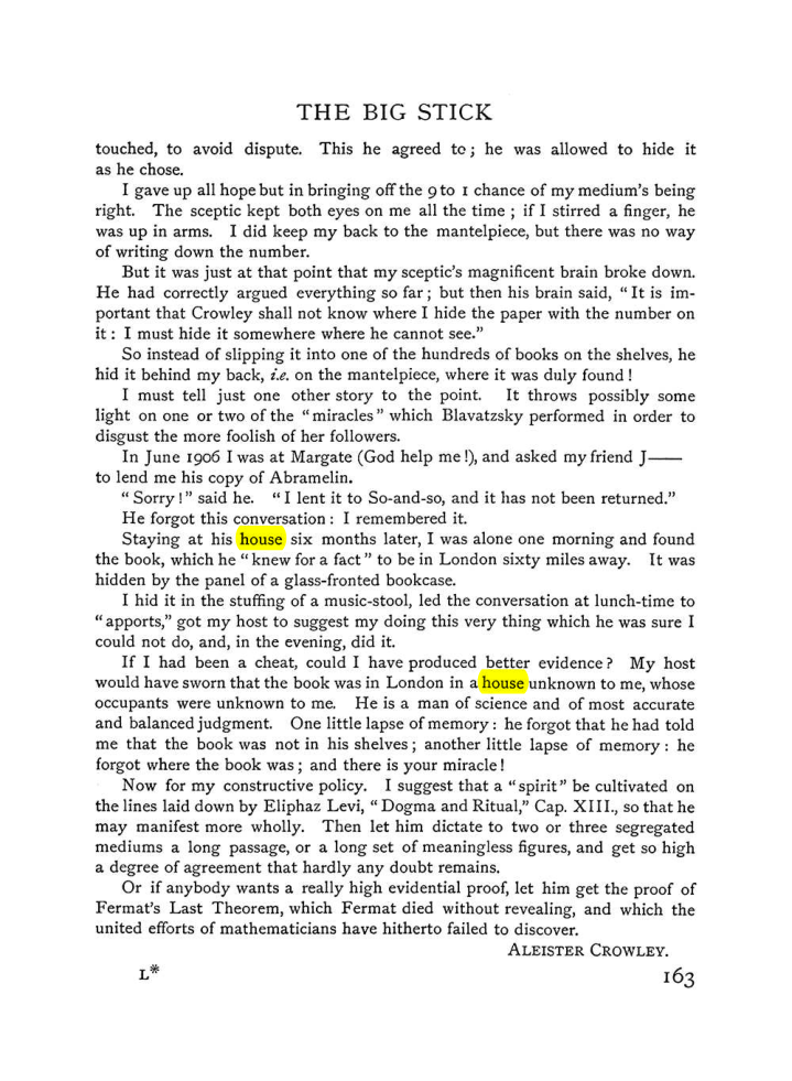 Original scan of The Equinox (Volume I, Number V), PDF page 171