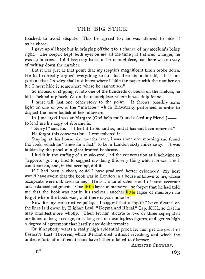 Original scan of The Equinox (Volume I, Number V), PDF page 171