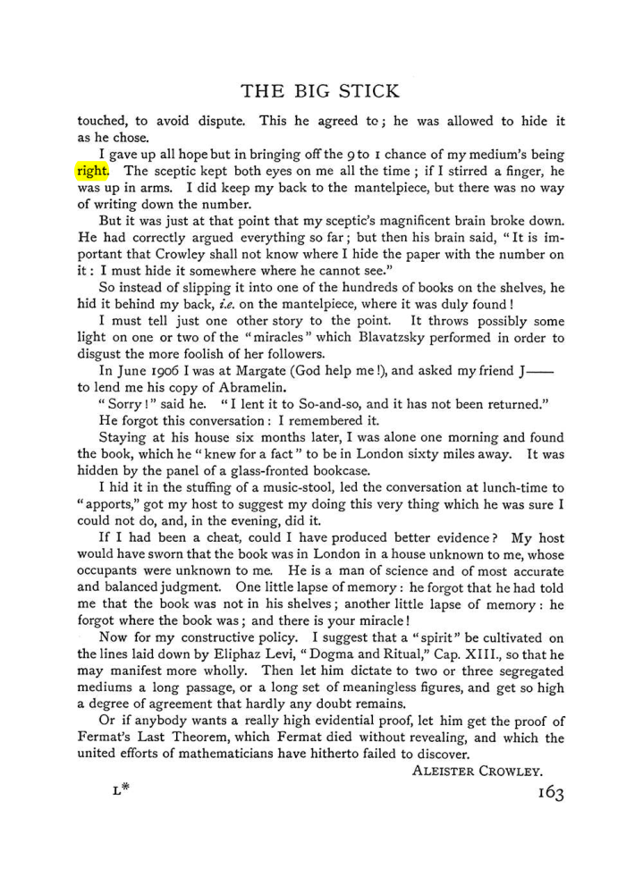 Original scan of The Equinox (Volume I, Number V), PDF page 171
