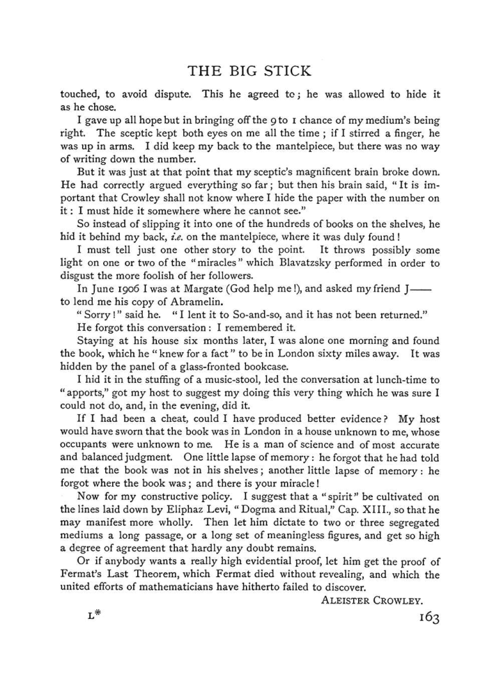 Original scan of The Equinox (Volume I, Number V), PDF page 171
