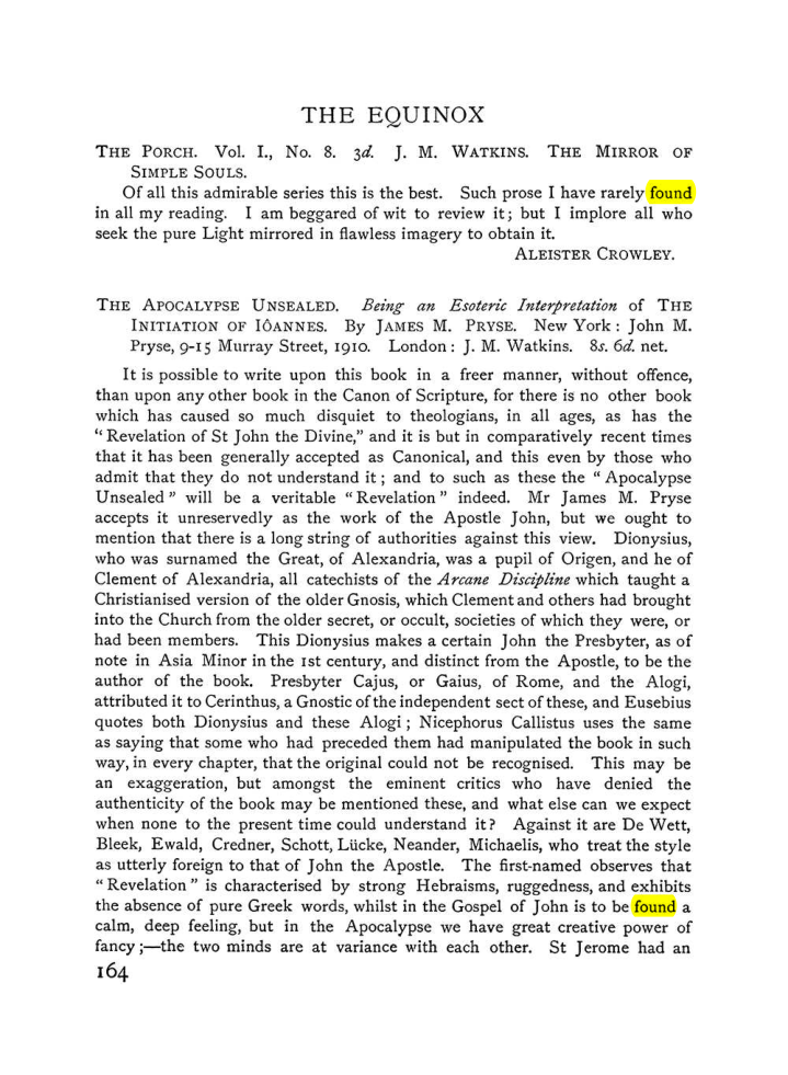 Original scan of The Equinox (Volume I, Number V), PDF page 172