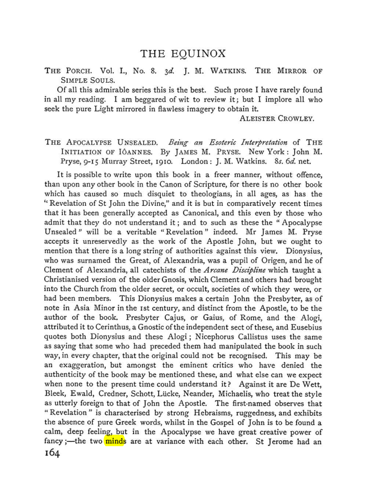 Original scan of The Equinox (Volume I, Number V), PDF page 172