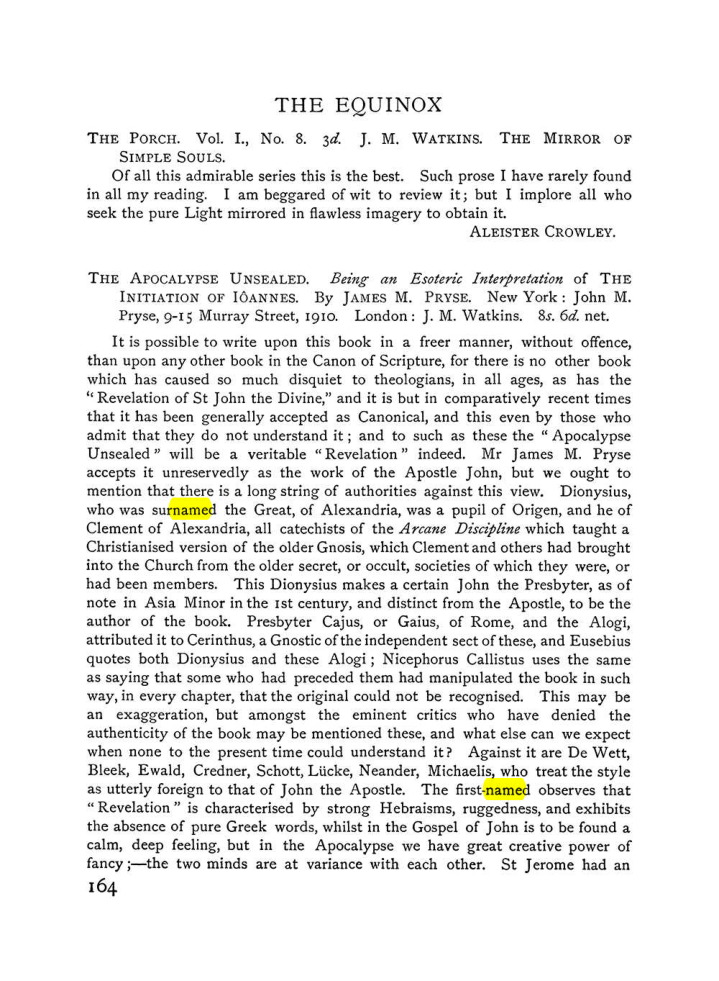 Original scan of The Equinox (Volume I, Number V), PDF page 172