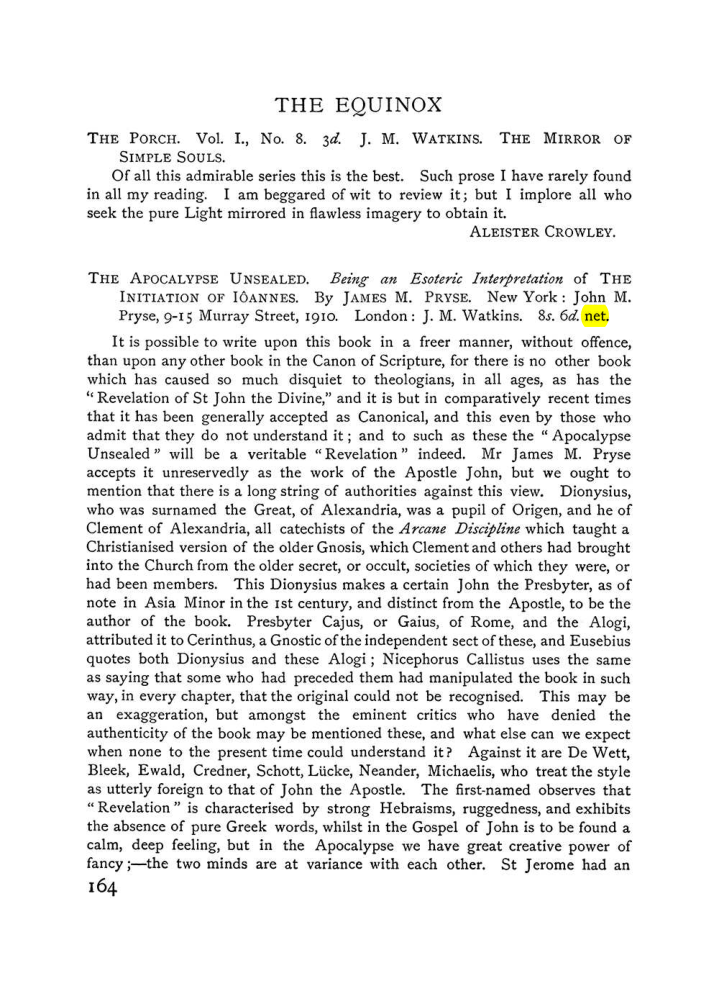 Original scan of The Equinox (Volume I, Number V), PDF page 172