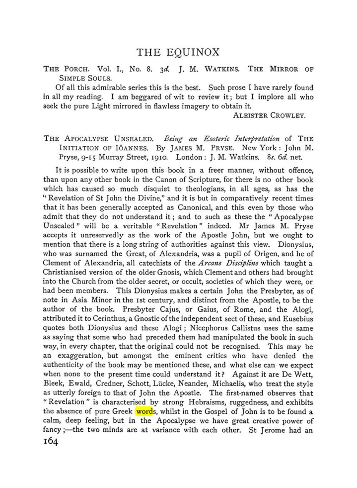 Original scan of The Equinox (Volume I, Number V), PDF page 172