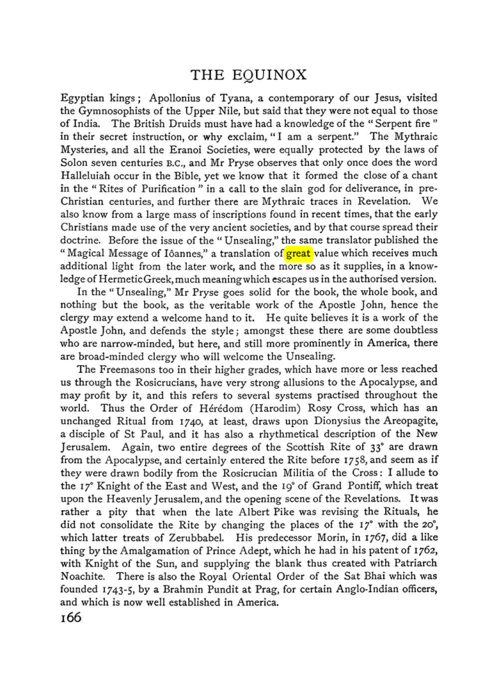 Original scan of The Equinox (Volume I, Number V), PDF page 174