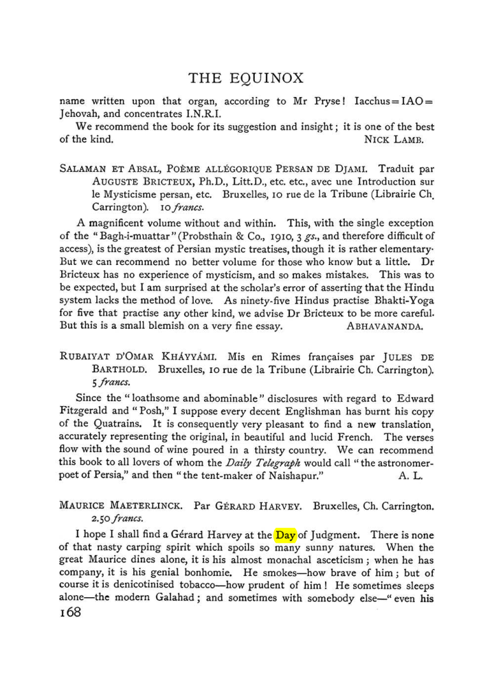 Original scan of The Equinox (Volume I, Number V), PDF page 176