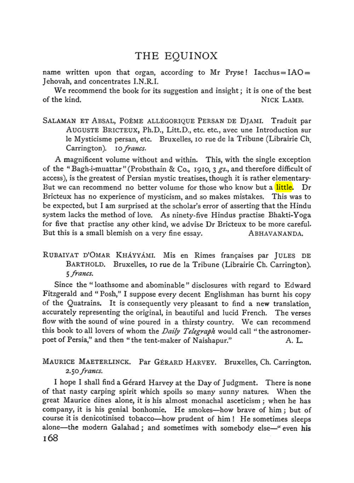 Original scan of The Equinox (Volume I, Number V), PDF page 176