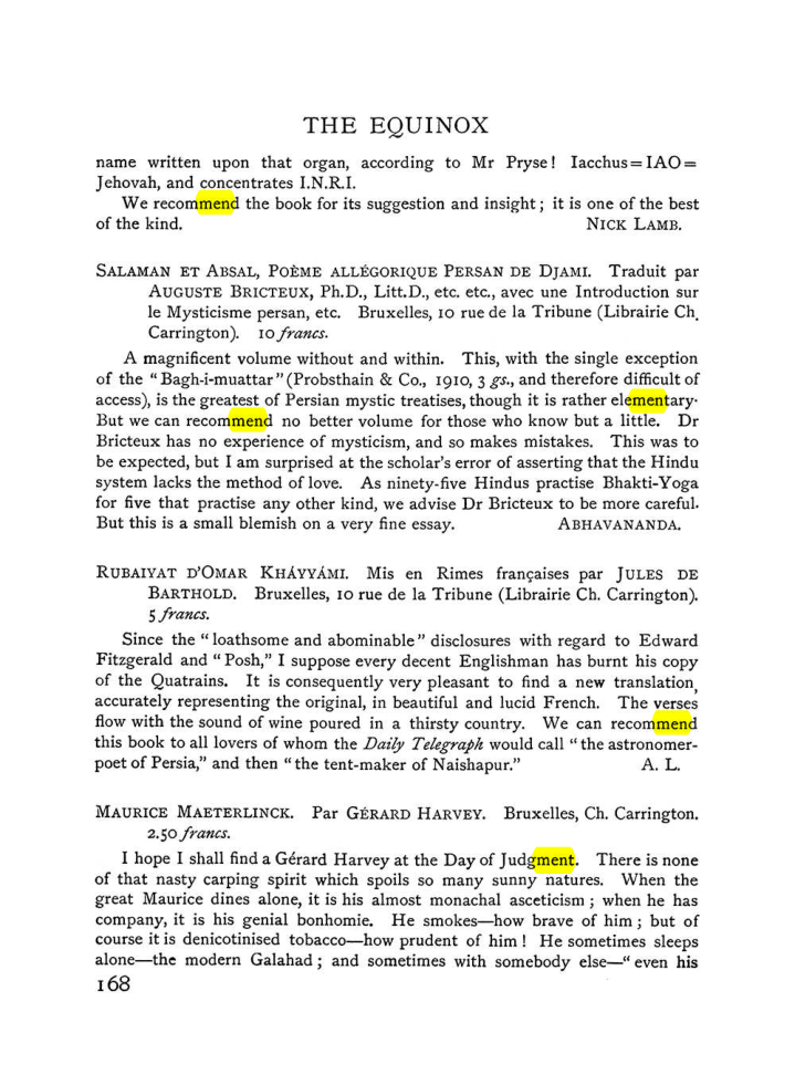 Original scan of The Equinox (Volume I, Number V), PDF page 176