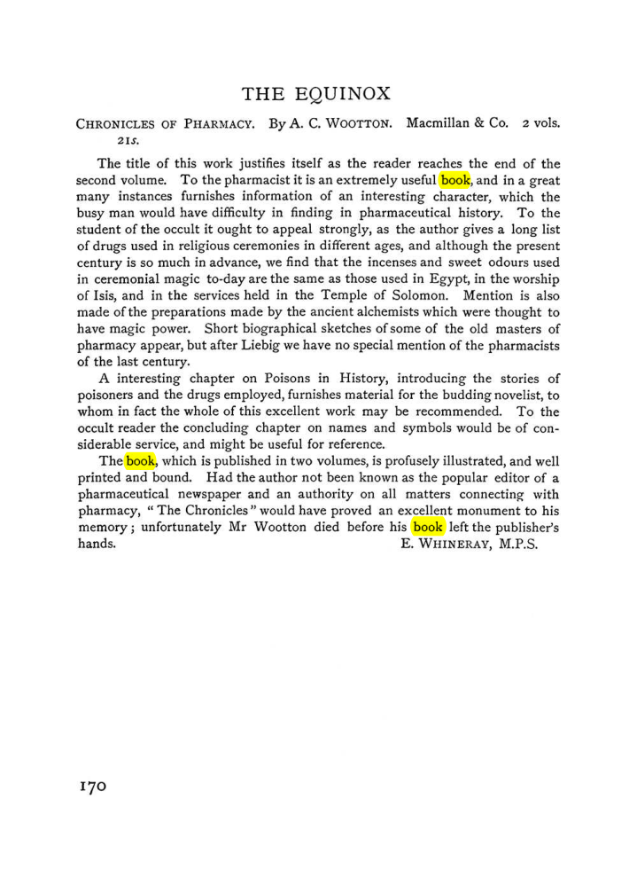 Original scan of The Equinox (Volume I, Number V), PDF page 178