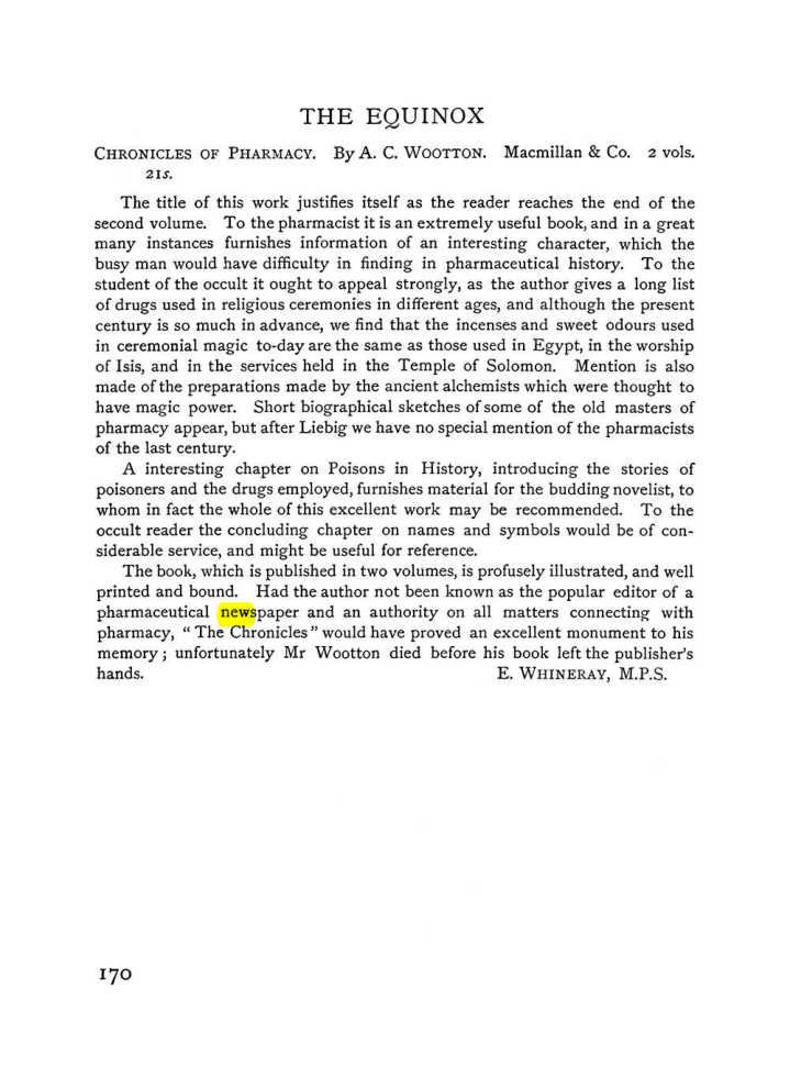 Original scan of The Equinox (Volume I, Number V), PDF page 178