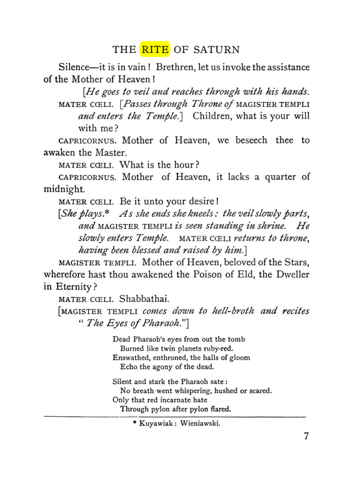 Original scan of The Equinox (Volume I, Number V), PDF page 189