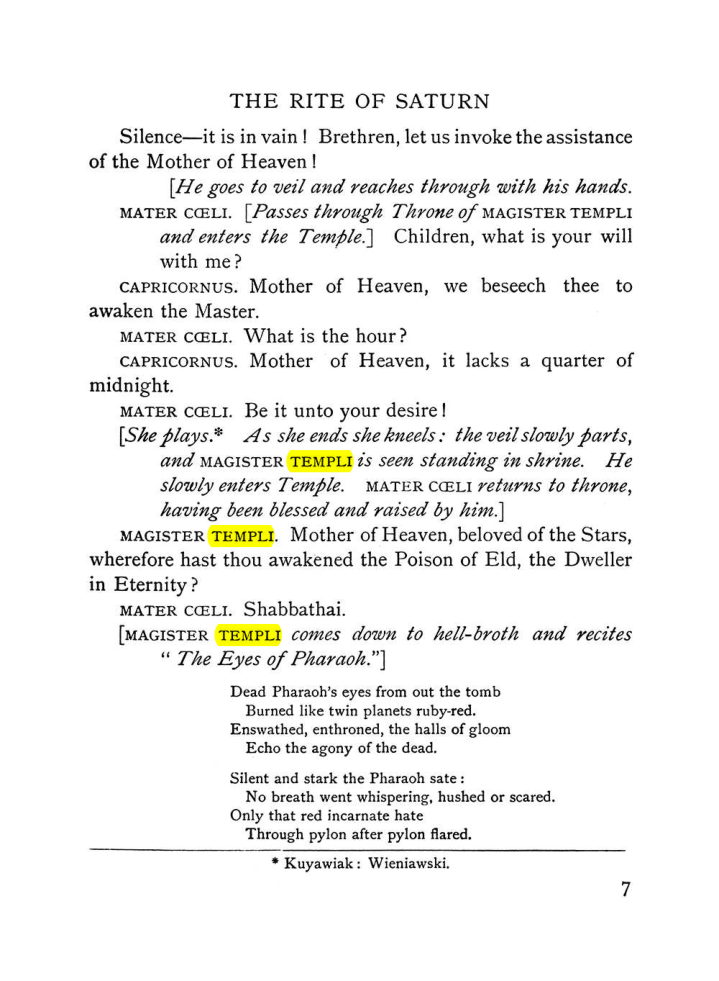 Original scan of The Equinox (Volume I, Number V), PDF page 189