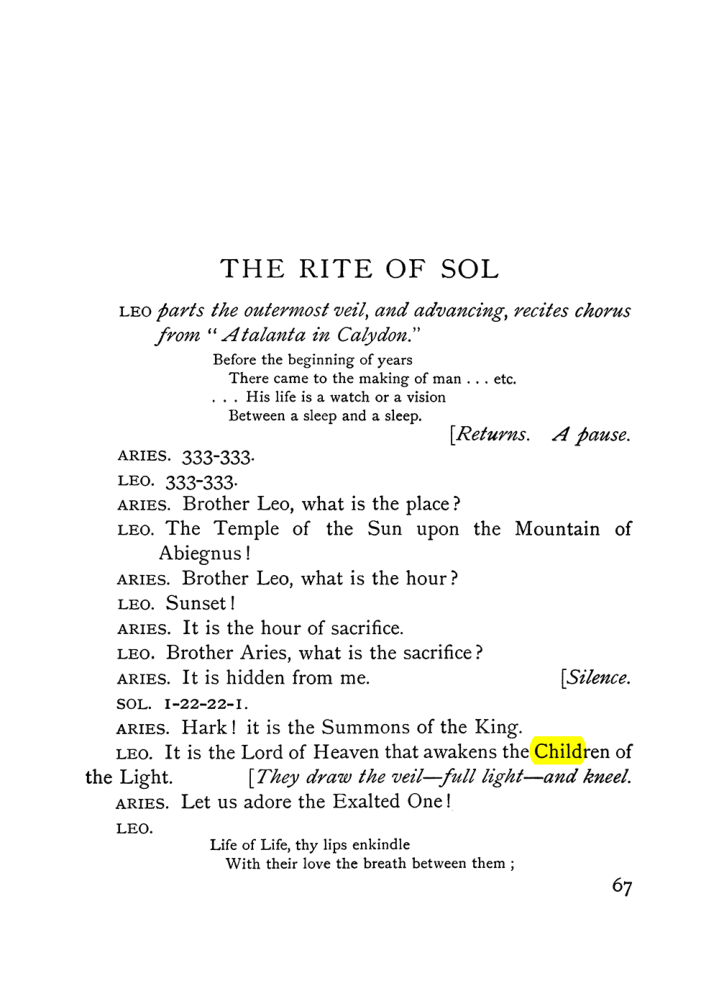 Original scan of The Equinox (Volume I, Number V), PDF page 245