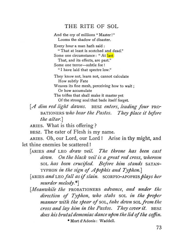 Original scan of The Equinox (Volume I, Number V), PDF page 251