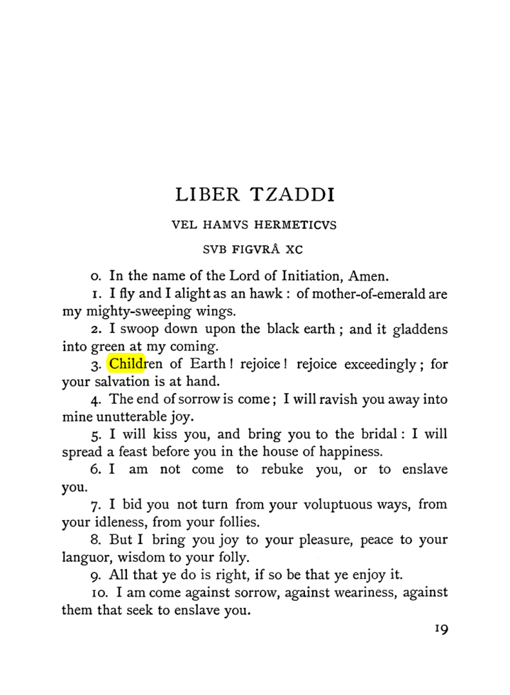 Original scan of The Equinox (Volume I, Number V), PDF page 27