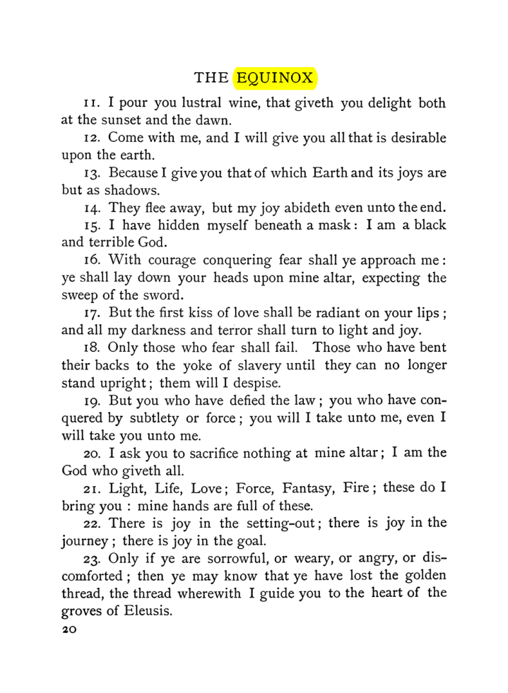 Original scan of The Equinox (Volume I, Number V), PDF page 28