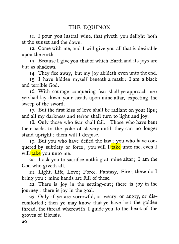 Original scan of The Equinox (Volume I, Number V), PDF page 28