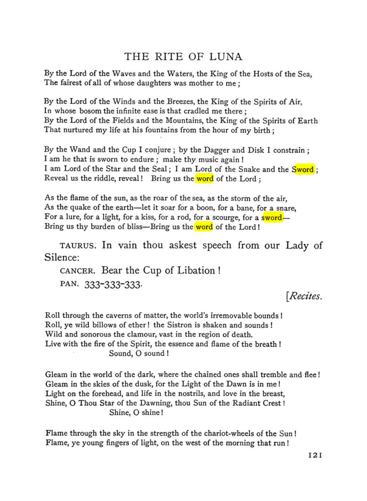 Original scan of The Equinox (Volume I, Number V), PDF page 299