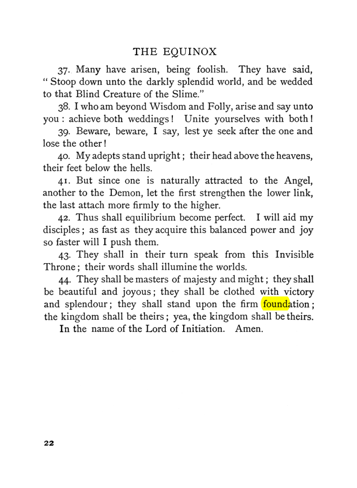 Original scan of The Equinox (Volume I, Number V), PDF page 30