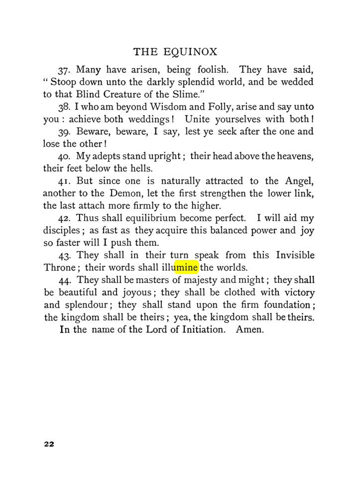 Original scan of The Equinox (Volume I, Number V), PDF page 30