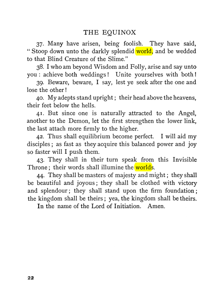 Original scan of The Equinox (Volume I, Number V), PDF page 30
