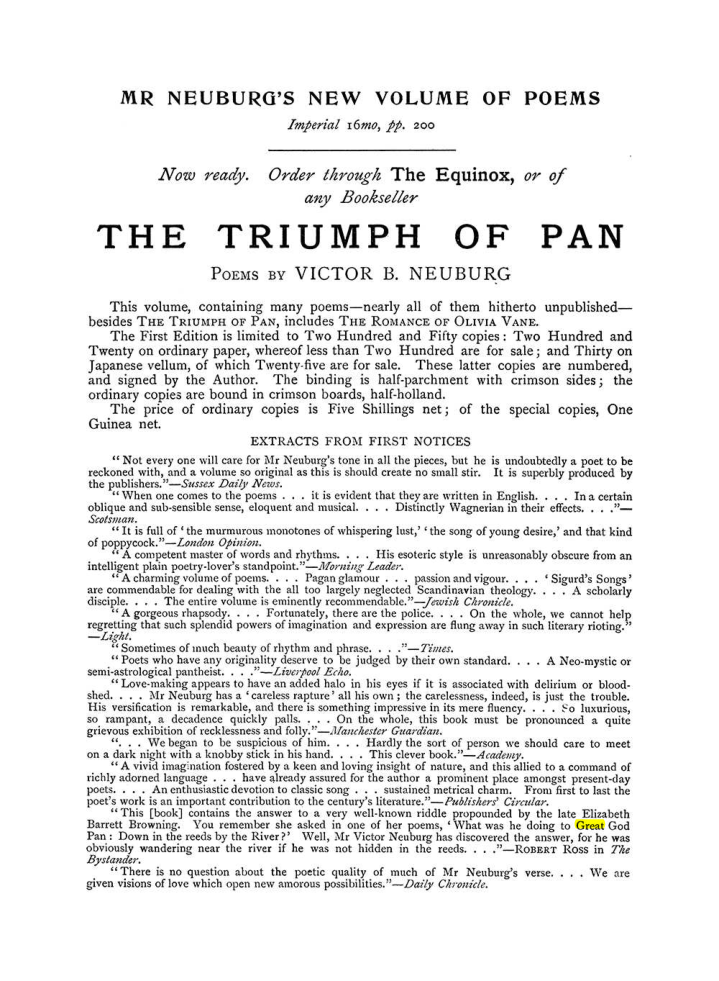 Original scan of The Equinox (Volume I, Number V), PDF page 304