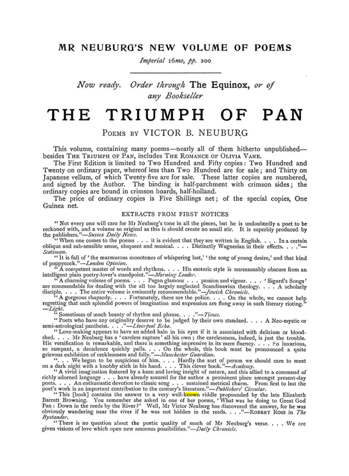 Original scan of The Equinox (Volume I, Number V), PDF page 304