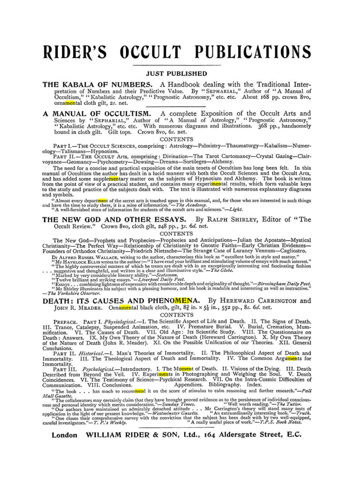 Original scan of The Equinox (Volume I, Number V), PDF page 305