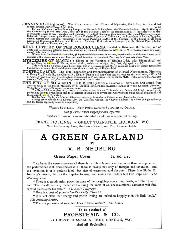Original scan of The Equinox (Volume I, Number V), PDF page 309