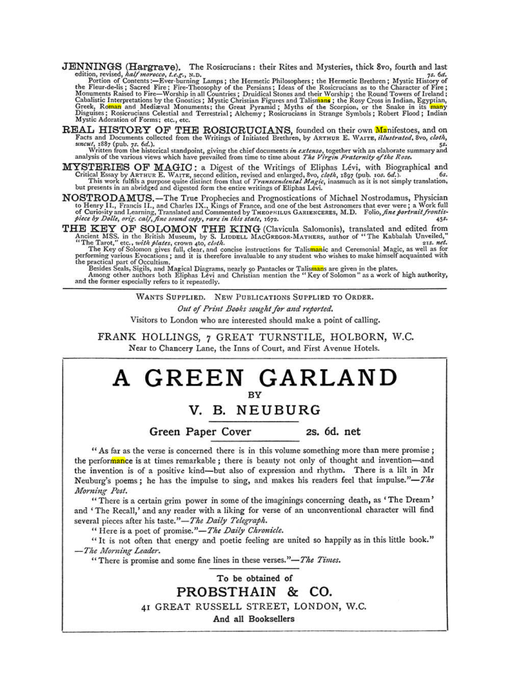 Original scan of The Equinox (Volume I, Number V), PDF page 309