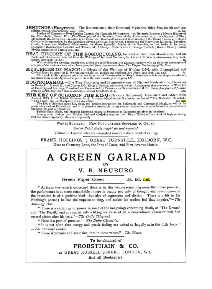 Original scan of The Equinox (Volume I, Number V), PDF page 309
