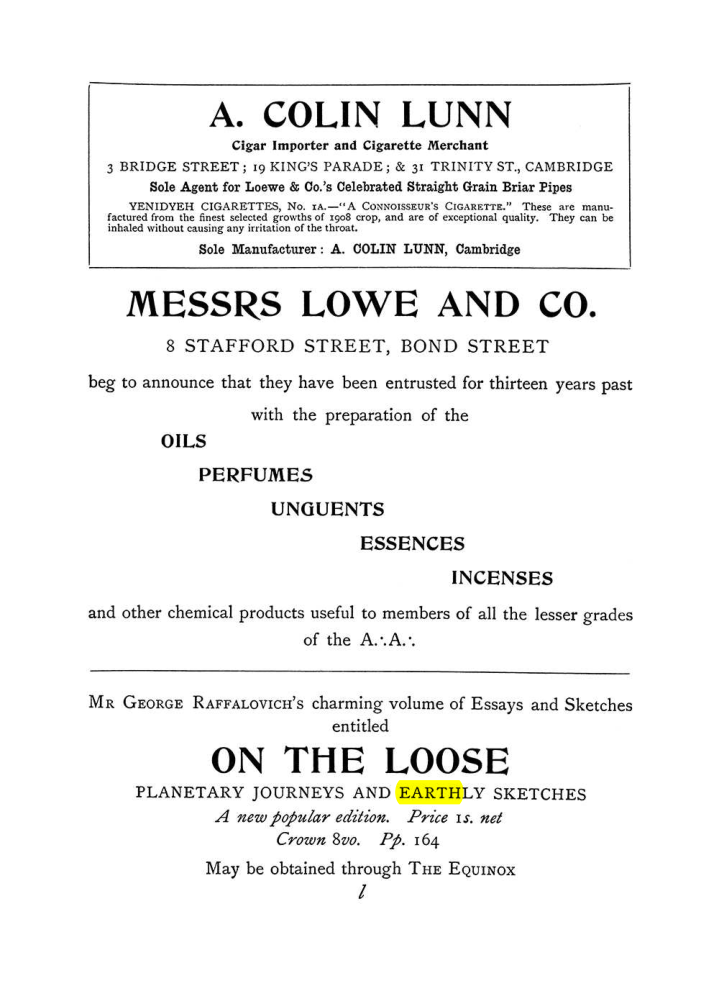 Original scan of The Equinox (Volume I, Number V), PDF page 315