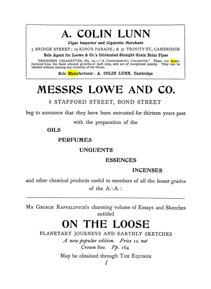 Original scan of The Equinox (Volume I, Number V), PDF page 315