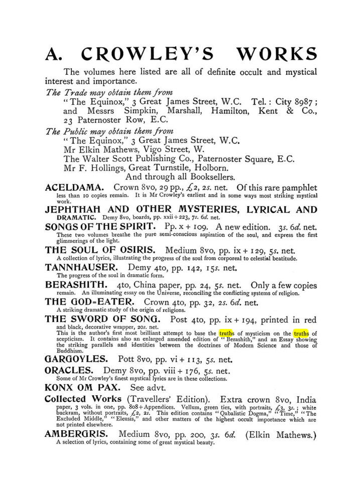Original scan of The Equinox (Volume I, Number V), PDF page 316