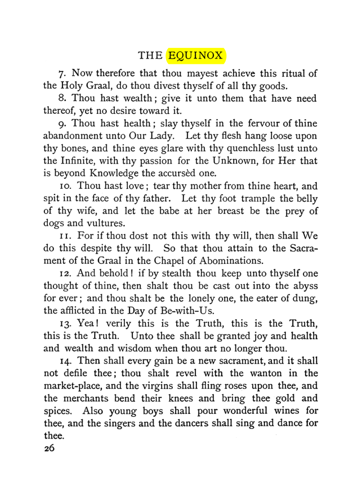 Original scan of The Equinox (Volume I, Number V), PDF page 34