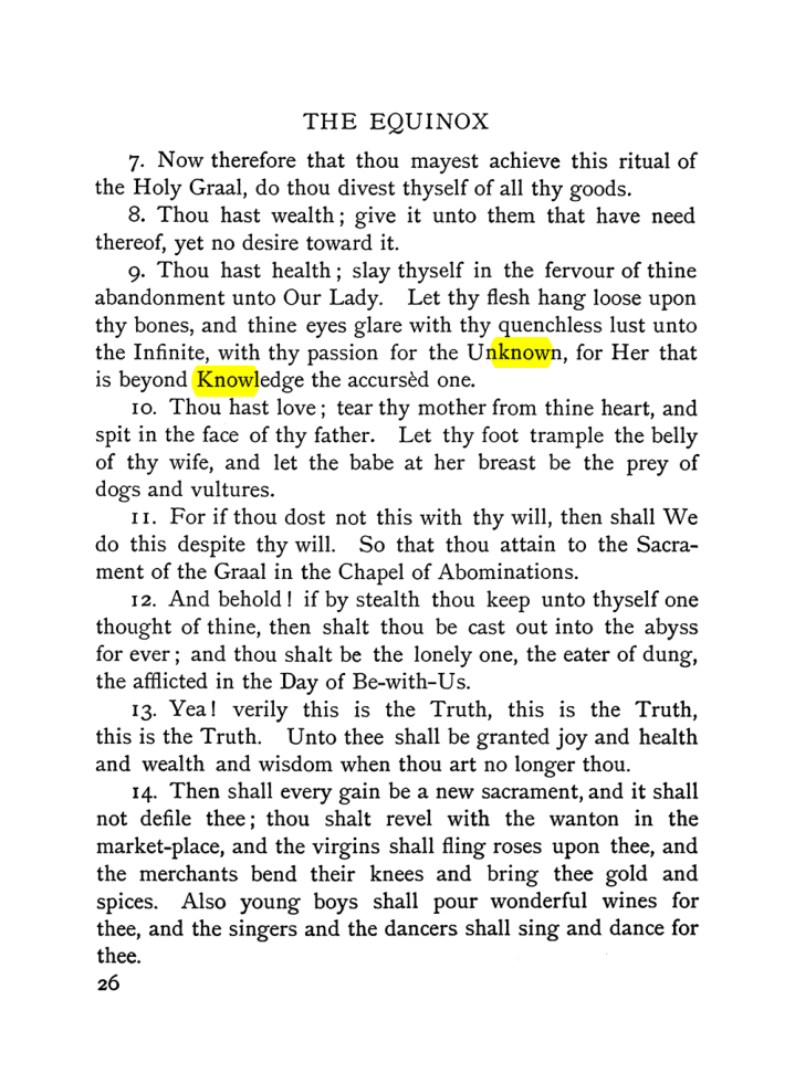 Original scan of The Equinox (Volume I, Number V), PDF page 34