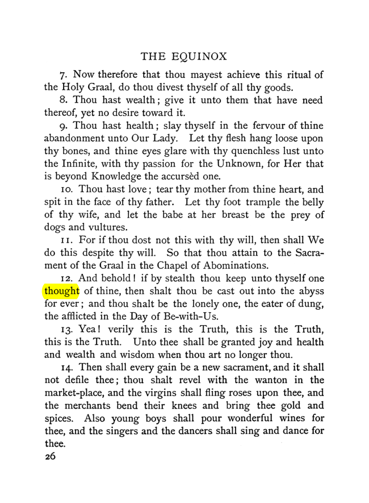Original scan of The Equinox (Volume I, Number V), PDF page 34