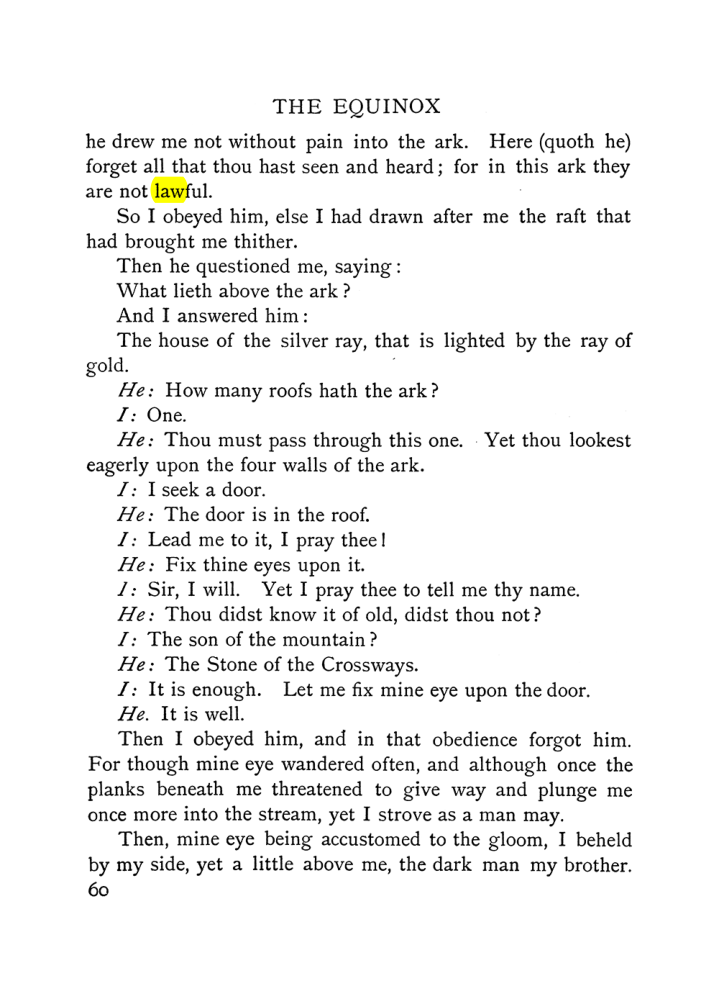 Original scan of The Equinox (Volume I, Number V), PDF page 68