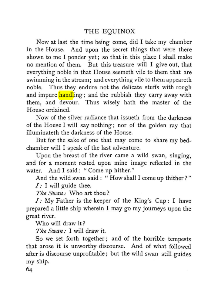 Original scan of The Equinox (Volume I, Number V), PDF page 72
