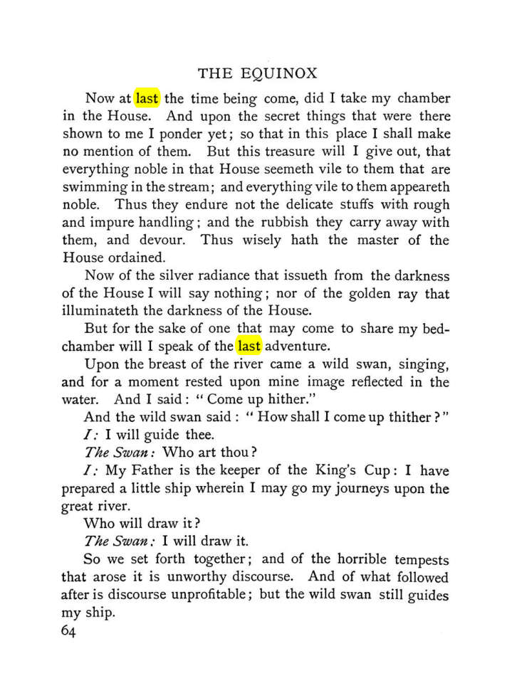 Original scan of The Equinox (Volume I, Number V), PDF page 72