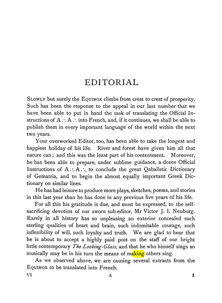 Original scan of The Equinox (Volume I, Number V), PDF page 9